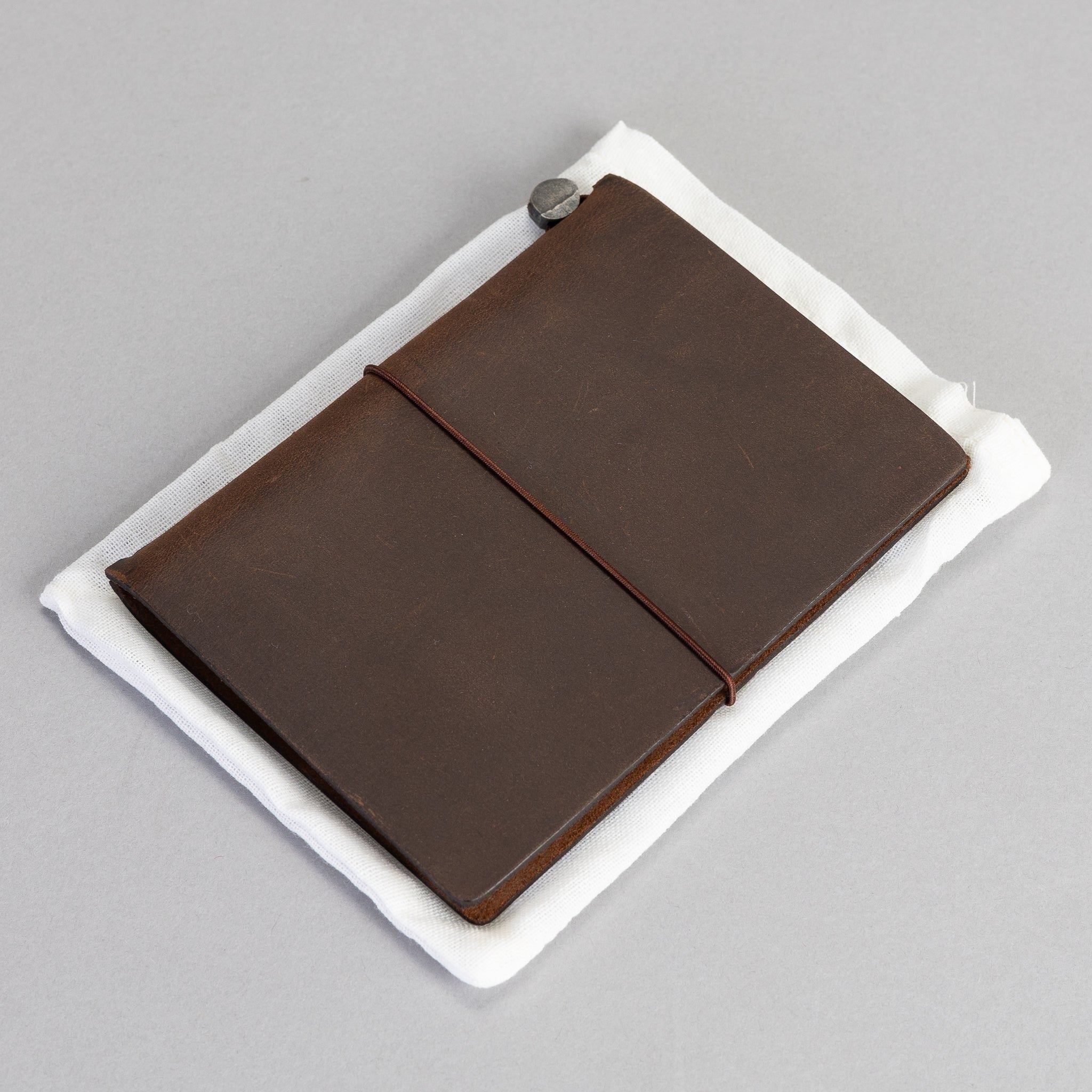 Traveler's Notebook Passport | Leather, Initials – PROPERTY OF