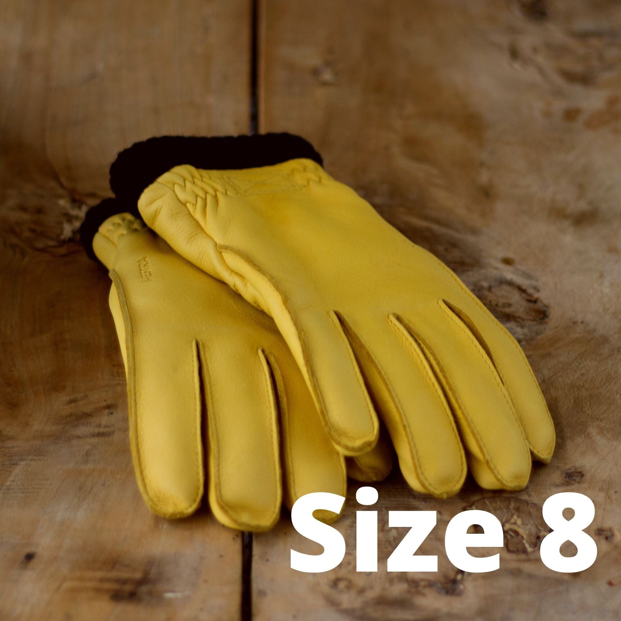 Gloves Deerskin Primaloft - YELLOW