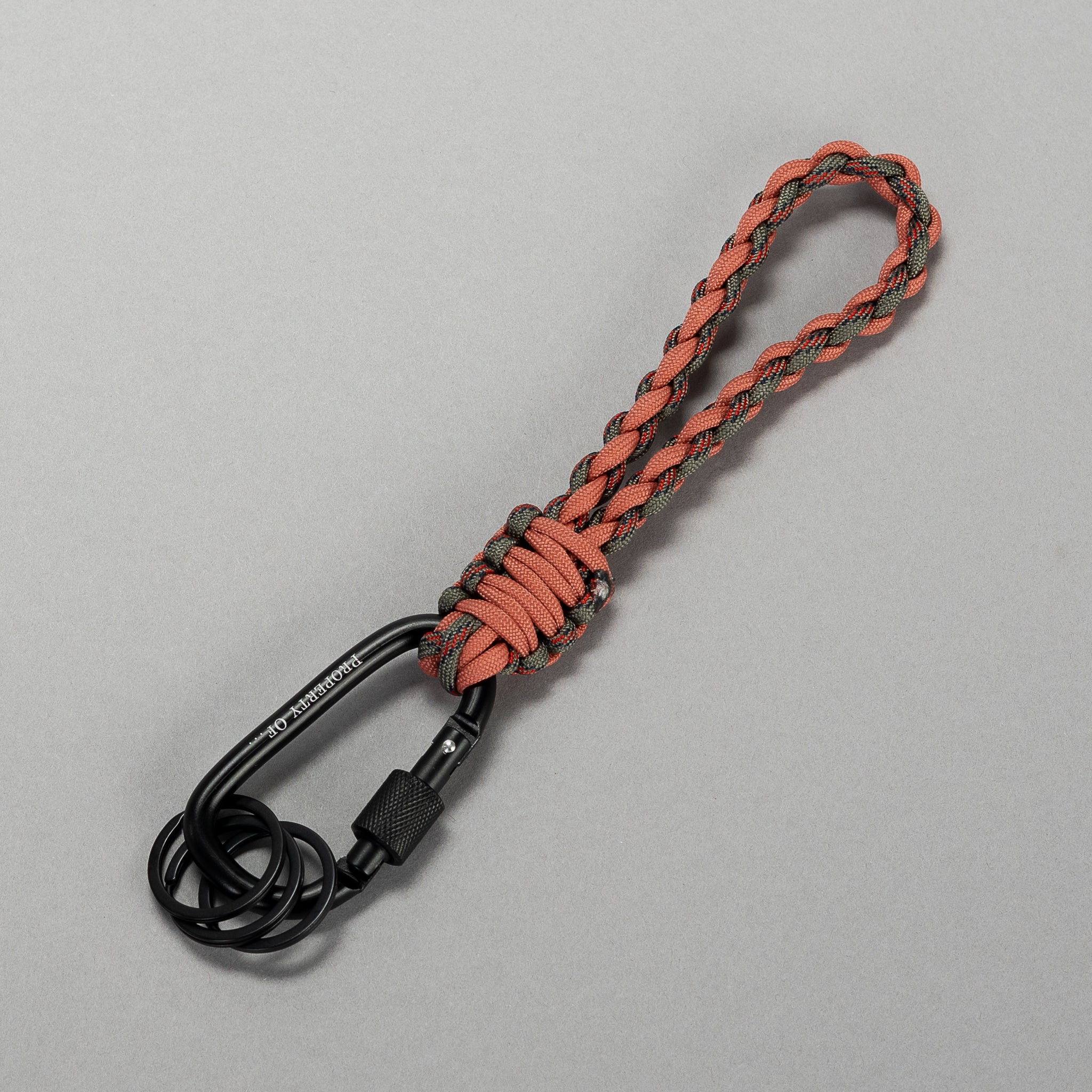 Ash Keychain | Rope Lanyard with Carabiner – PROPERTY OF