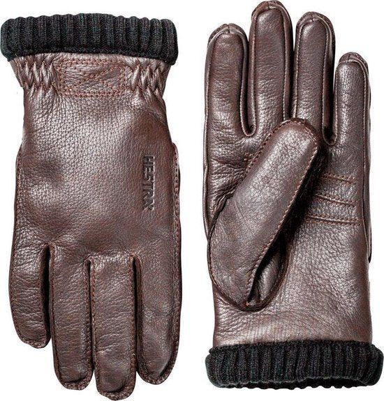 Gloves Deerskin Primaloft - DARK BROWN