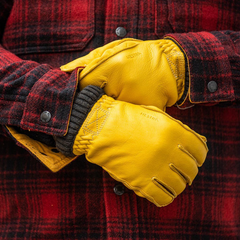 Gloves Deerskin Primaloft - YELLOW