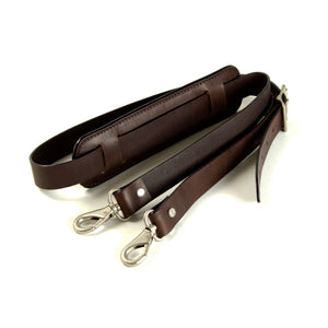 Dark Brown Replacement Leather Bag Straps 