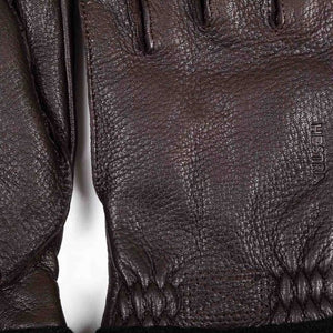 Gloves Deerskin Primaloft - DARK BROWN