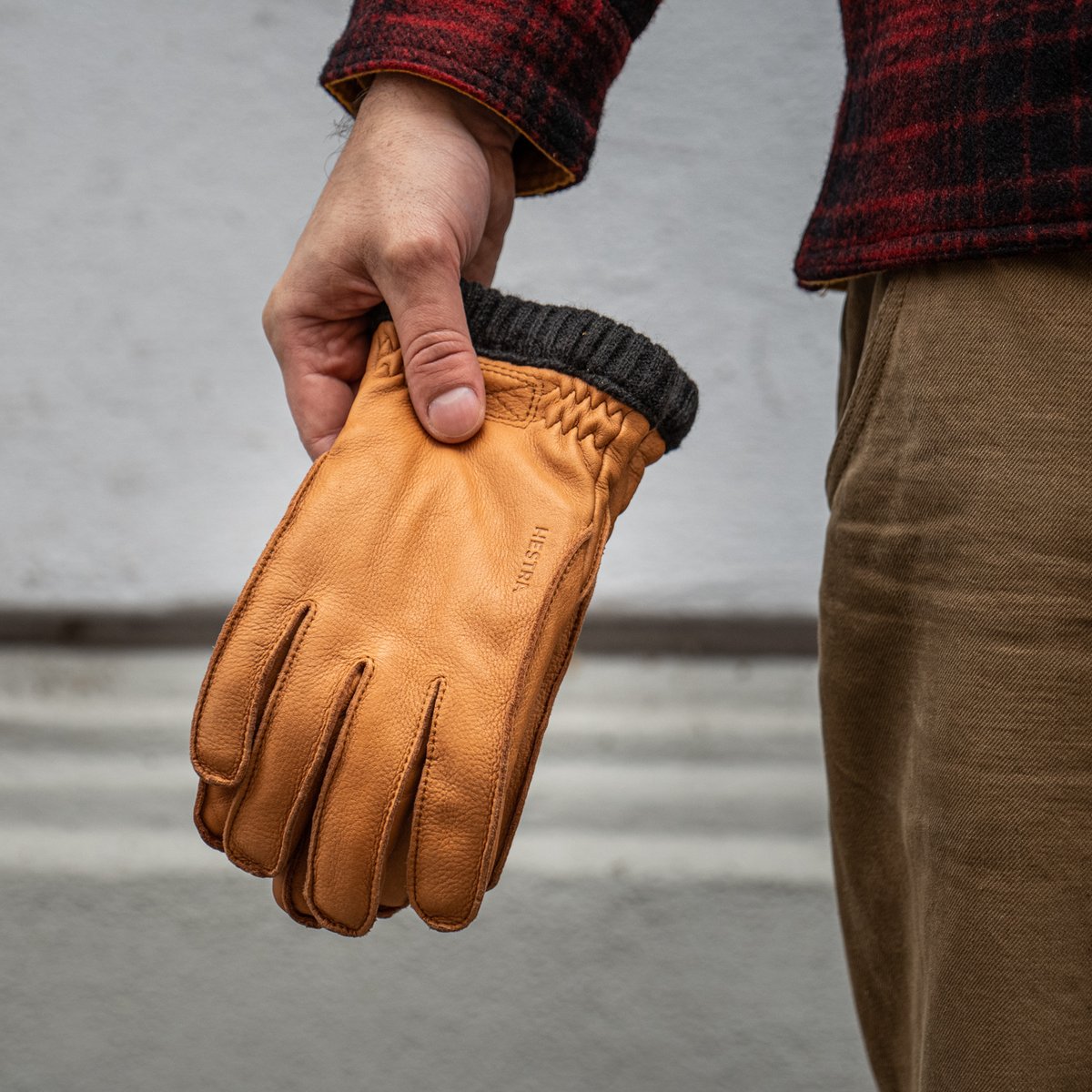 Gloves Deerskin Primaloft - CORK